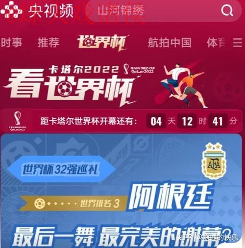 在线观看世界杯比赛的直播入口地址在哪里？